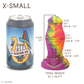 Firbolg X-Small 00-30 Soft Red Rainbow GITD Suction Base