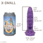 X-Small Grick 00-31 Soft Near Clear Sugar Plum Color Shift FLOP