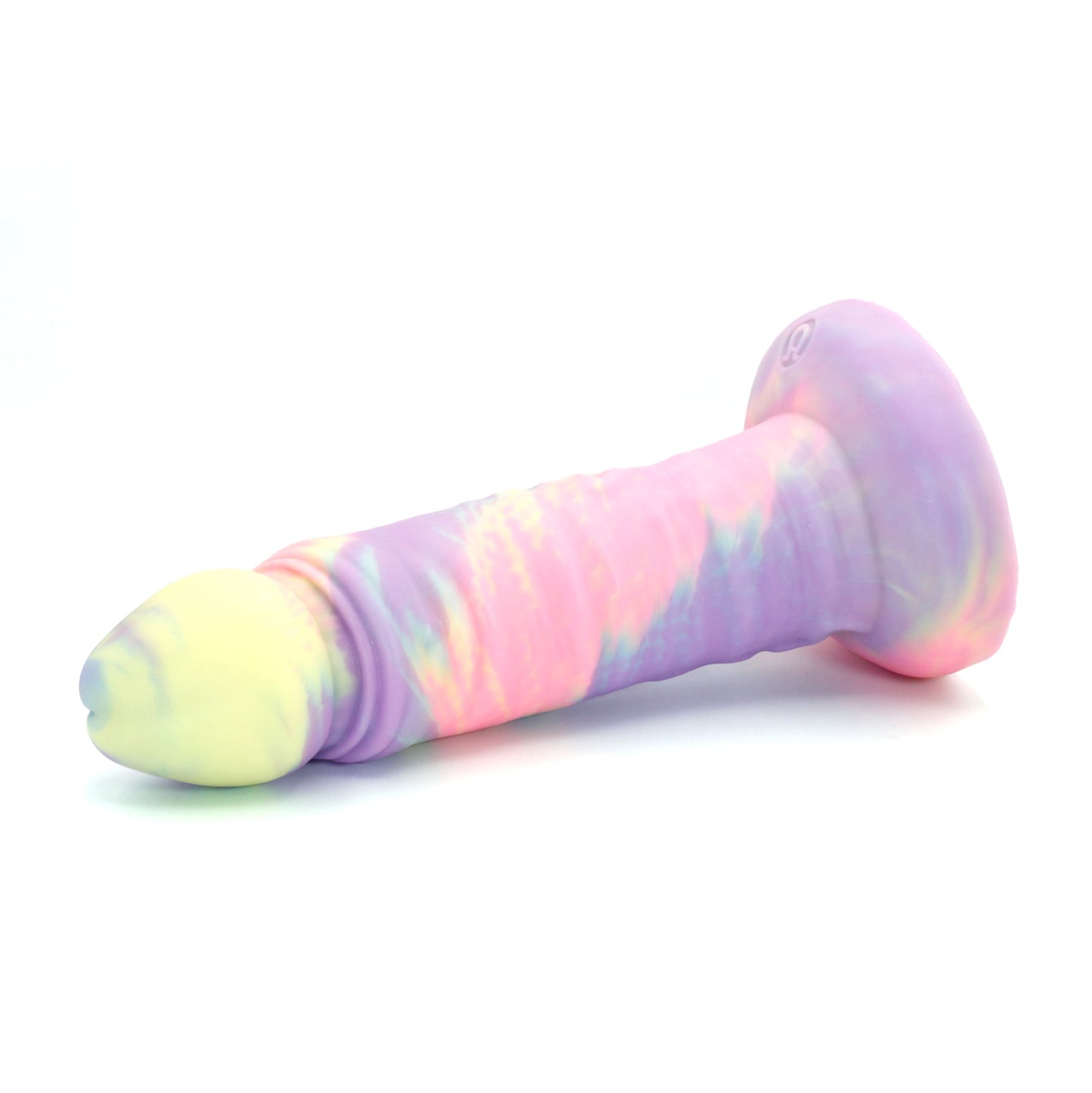 Human Bard X-Large 00-50 Medium Neon Marshmallow Swirl GITD UV Suction Base FLOP