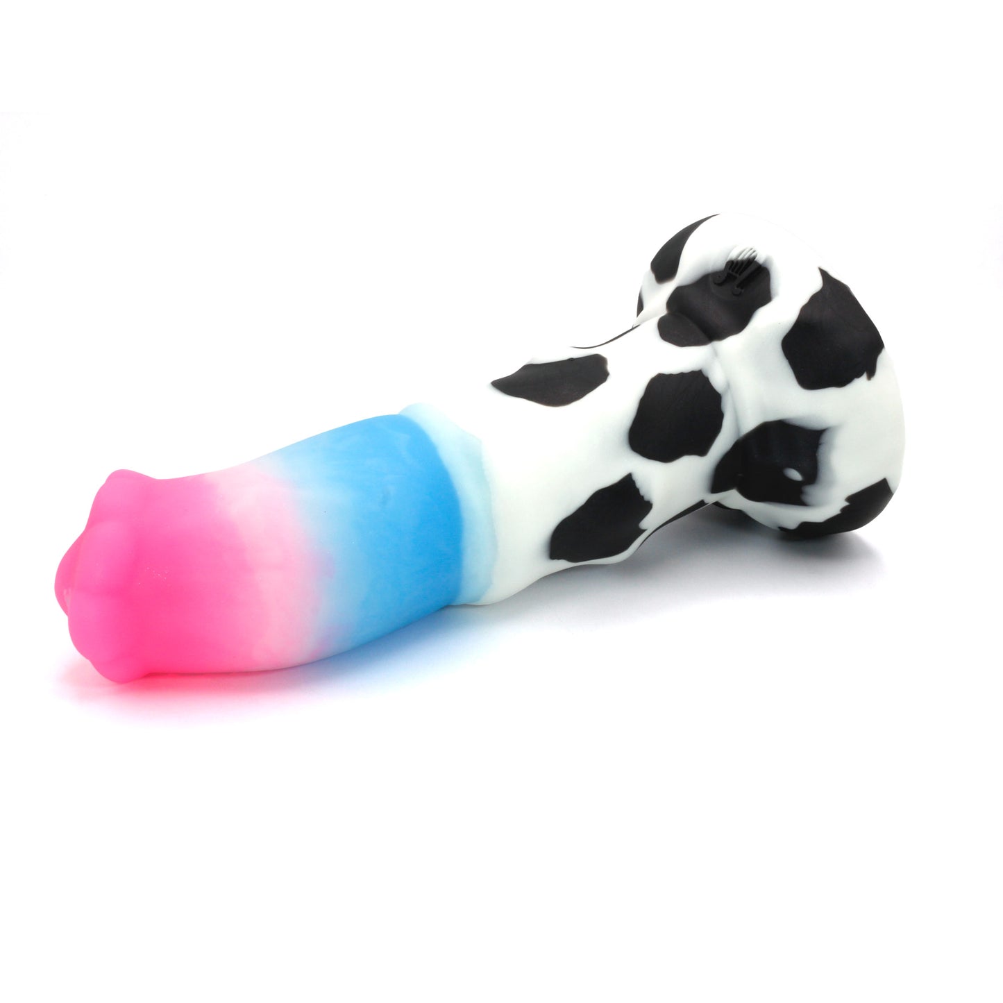 Minotaur X-Large 00-30 Soft Trans Pride Cow GITD Suction Base FLOP