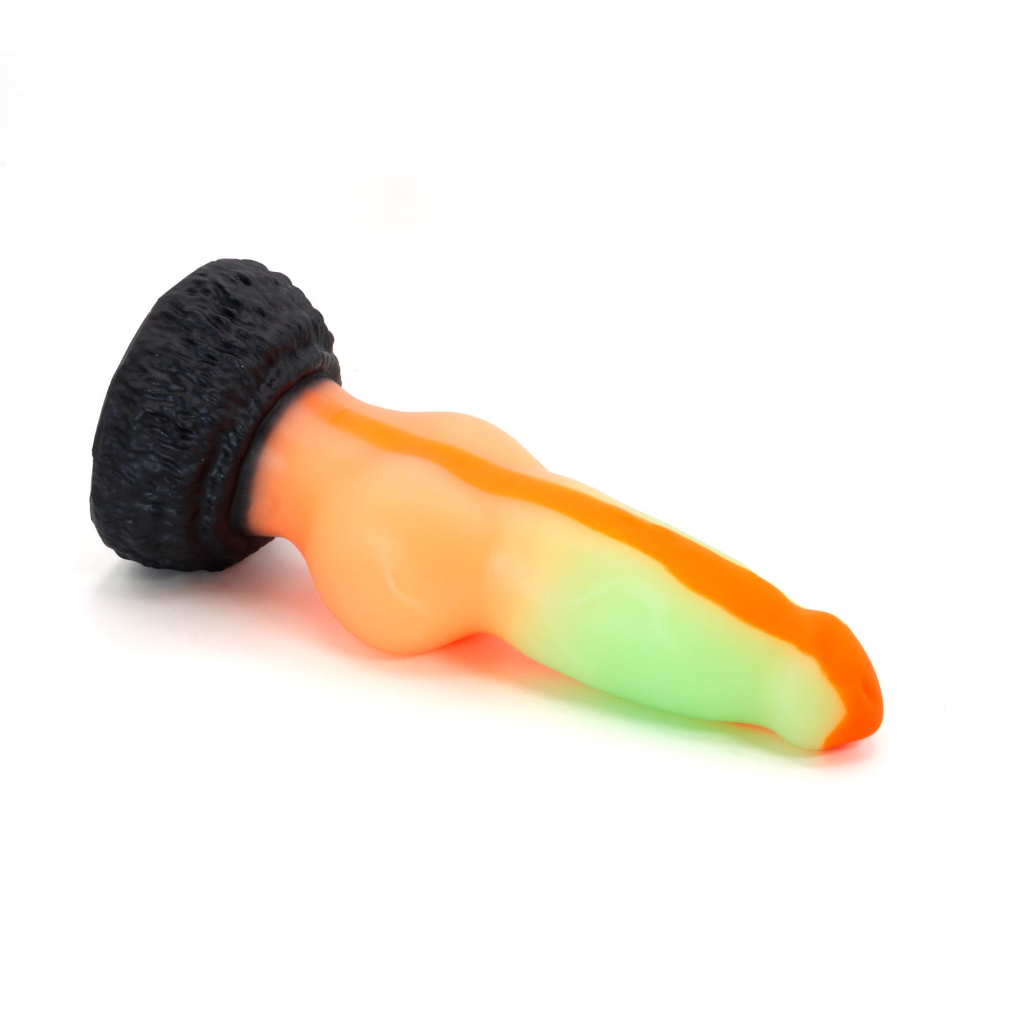 Direwolf Large 00-50 Medium Green Orange Suction Base GITD FLOP