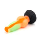 Direwolf Large 00-50 Medium Green Orange Suction Base GITD FLOP