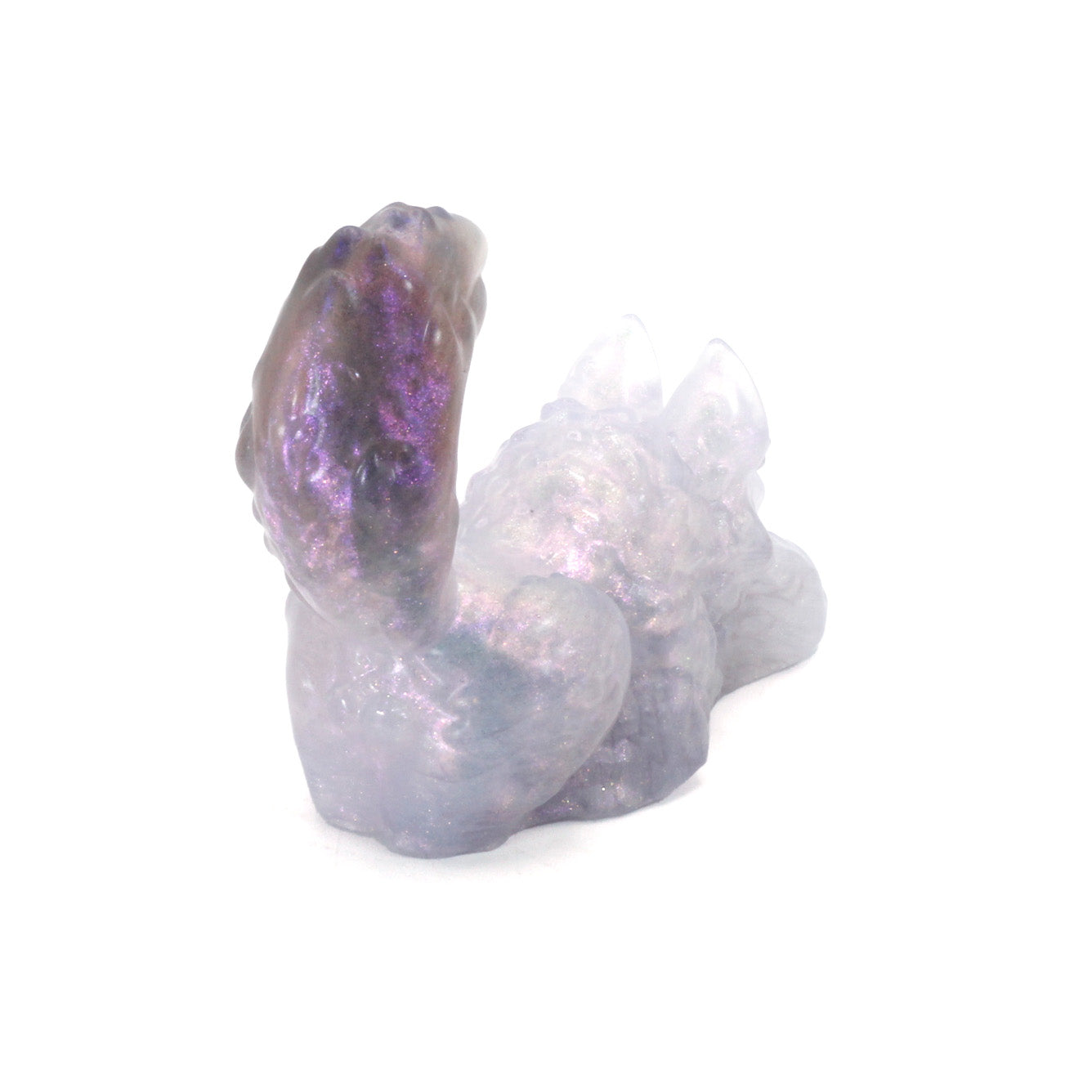 Direwolf Squish Large 00-31 Soft Near Clear Shimmer Color Shift