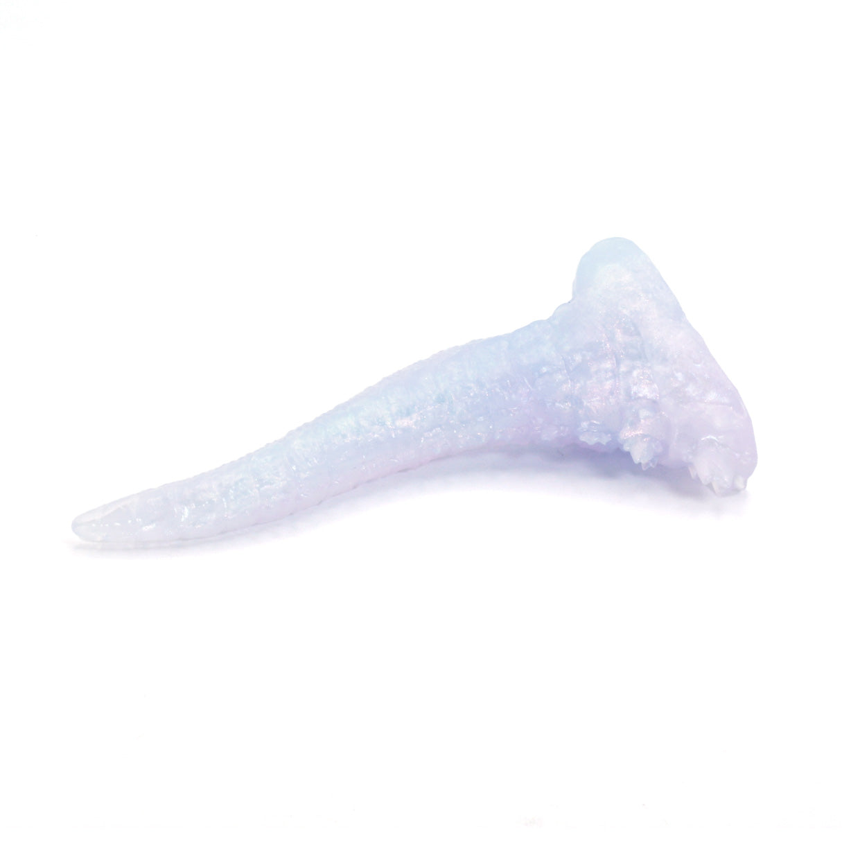 Dragon's Tail X-Small 00-31 Soft Near Clear Rose Quartz Color Shift