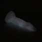 Displacer Small 00-31 Soft Near Clear Rose Quartz Color Shift Glow