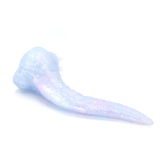 Dragon's Tail Medium 00-31 Soft Near Clear Rose Quartz Color Shift Glow