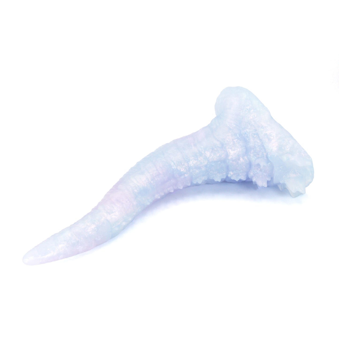 Dragon's Tail Medium 00-31 Soft Near Clear Rose Quartz Color Shift Glow