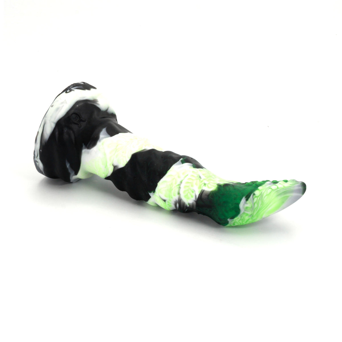 Displacer Small 00-30 Soft Sandworm Swirl GITD Suction Base