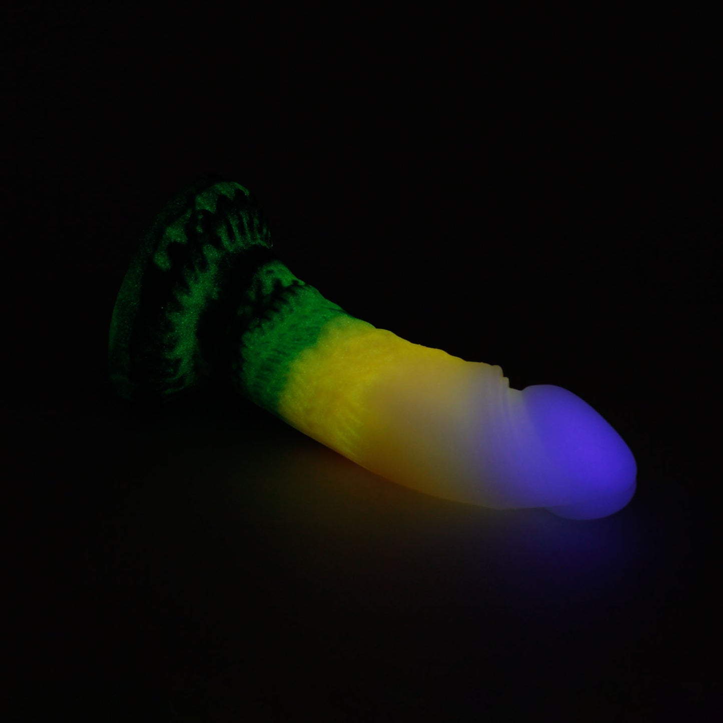 Human Bard Small 00-30 Soft Ghostly Pumpkin Patch GITD Suction Base