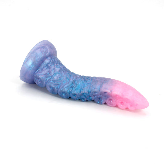 Dark Mantle Tentacle X-Small 00-30 Soft Blush Tide GITD Suction Base