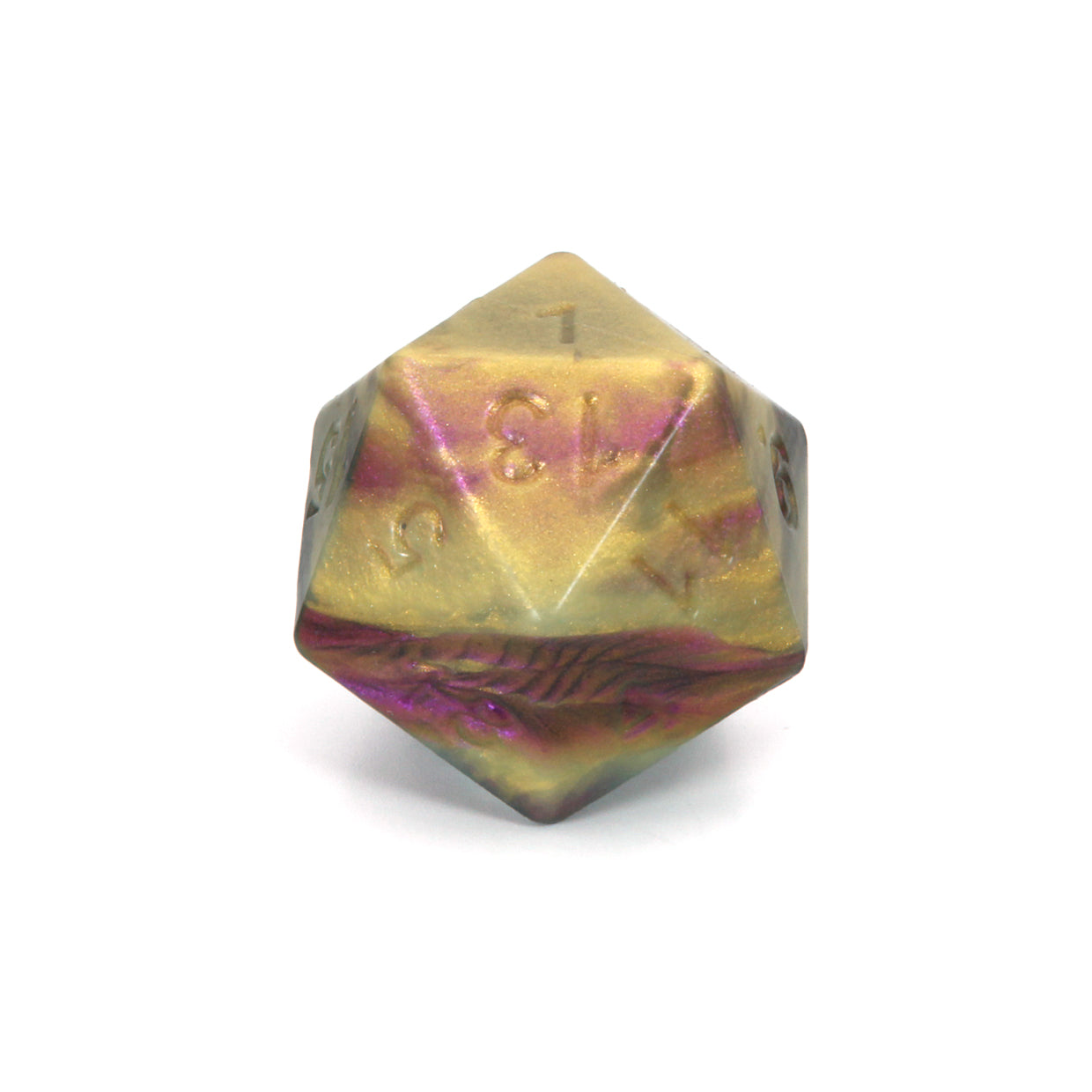 Jumbo Squish Dice 00-30 Soft Soft Gold Astral GITD CS