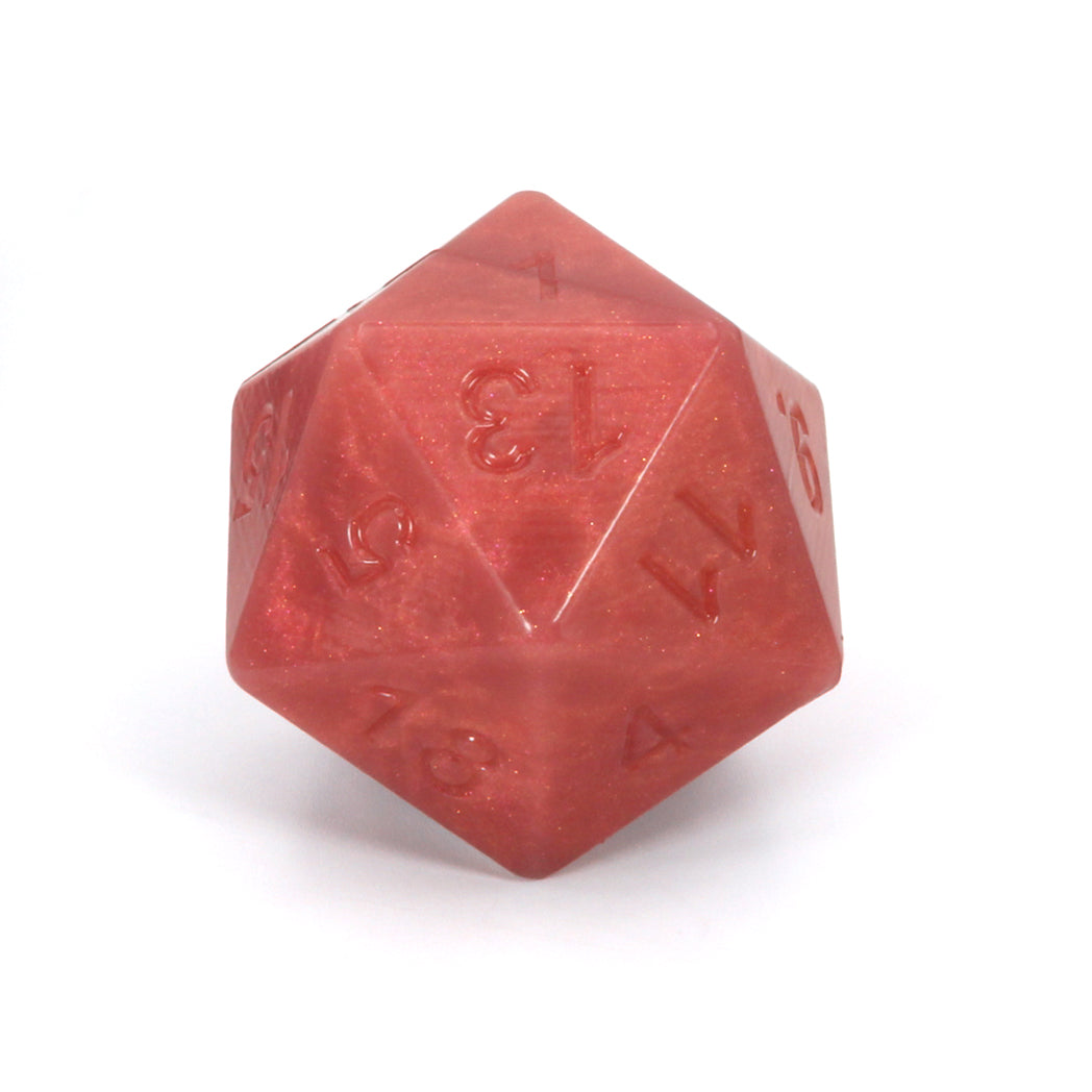Jumbo Squish Dice 00-30 Soft Soft Red Shimmer  FLOP