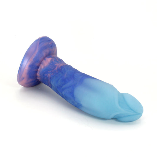 Elven Sorcerer Small 00-30 Soft Blue Color Spray GITD Suction Base