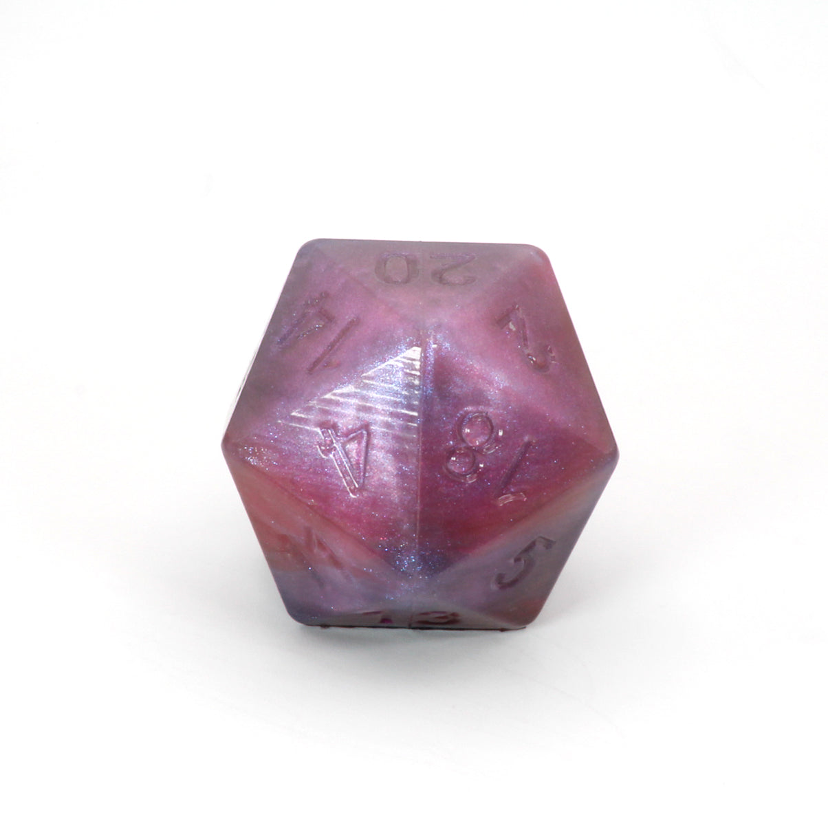 Jumbo Squish Dice   00-31 Soft Near Clear Blood Moon CS