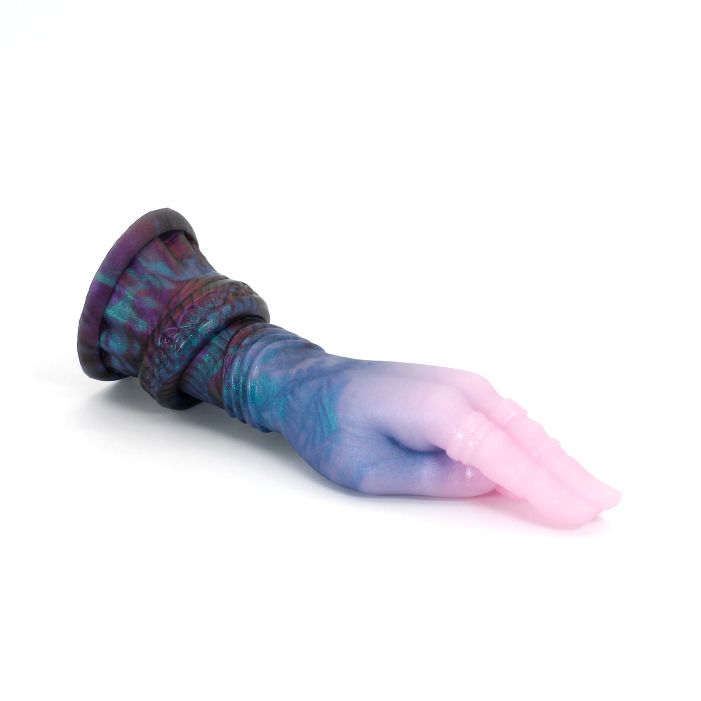 Mage Hand Small 00-30 Soft Pink Storm GITD Suction Base