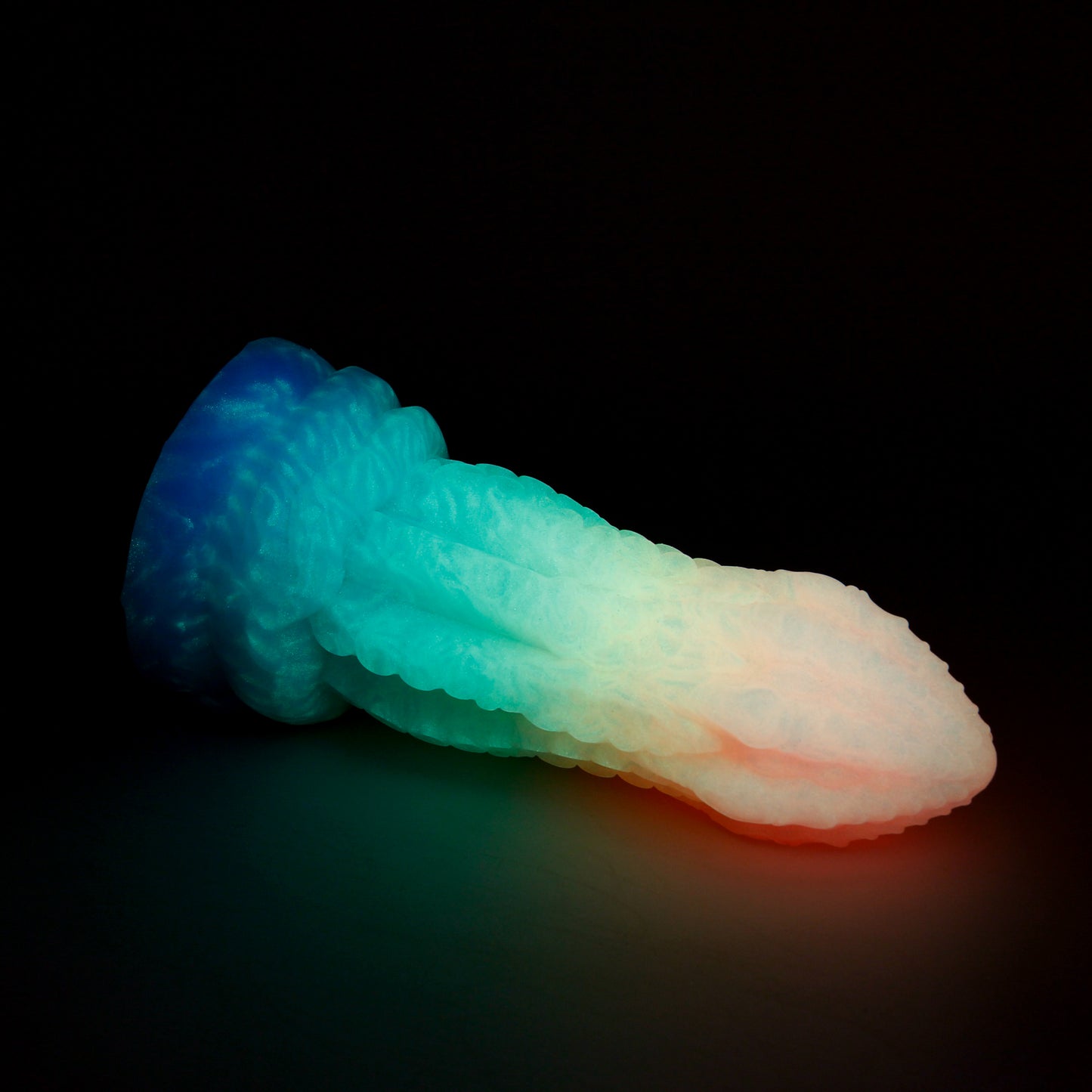 Dark Mantle Medium 00-30 Soft Crystal Rainbow GITD Suction Base