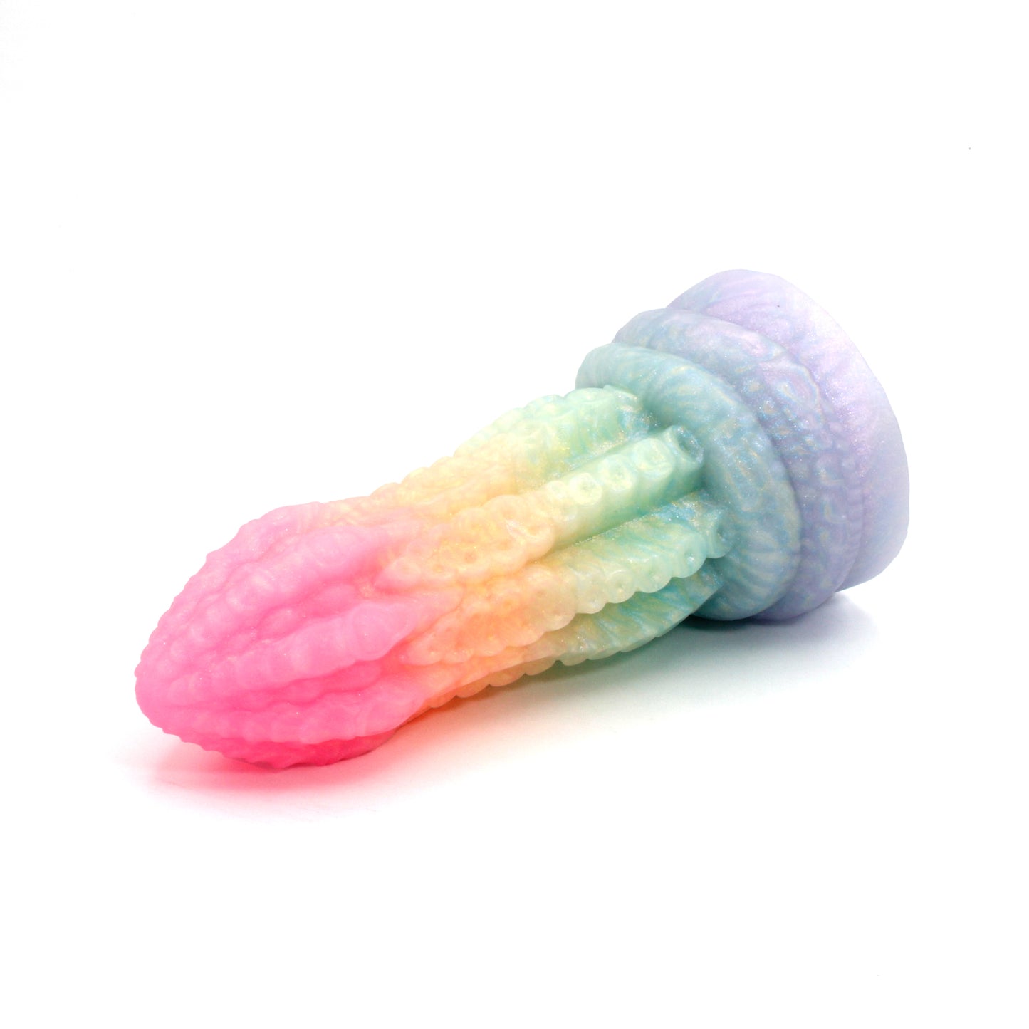 Dark Mantle Medium 00-30 Soft Crystal Rainbow GITD Suction Base