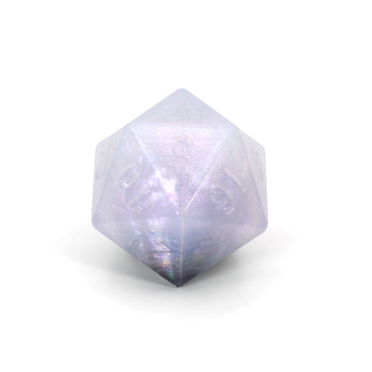 Jumbo Squish Dice   00-31 Soft Near Clear Frosted Crystal CS