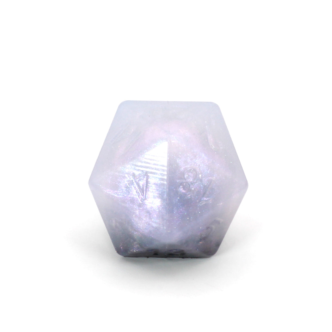 Jumbo Squish Dice   00-31 Soft Near Clear Frosted Crystal CS