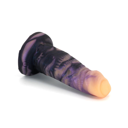 Dwarven Barbarian Medium 00-30 Soft Witches Pumpkin GITD Suction Base