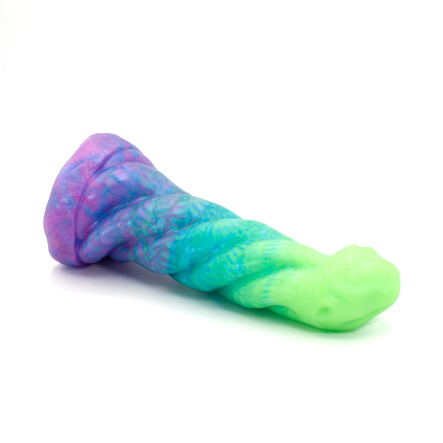 Mind Flayer Medium 00-30 Soft Neon Blur GITD UV Suction Base
