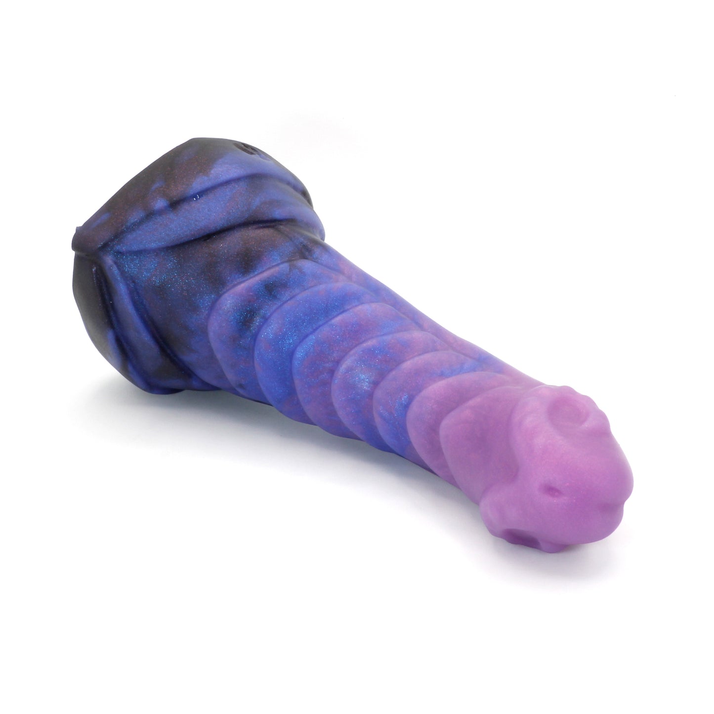 Basilisk Medium 00-30 Soft Blue Orchid GITD Suction Base