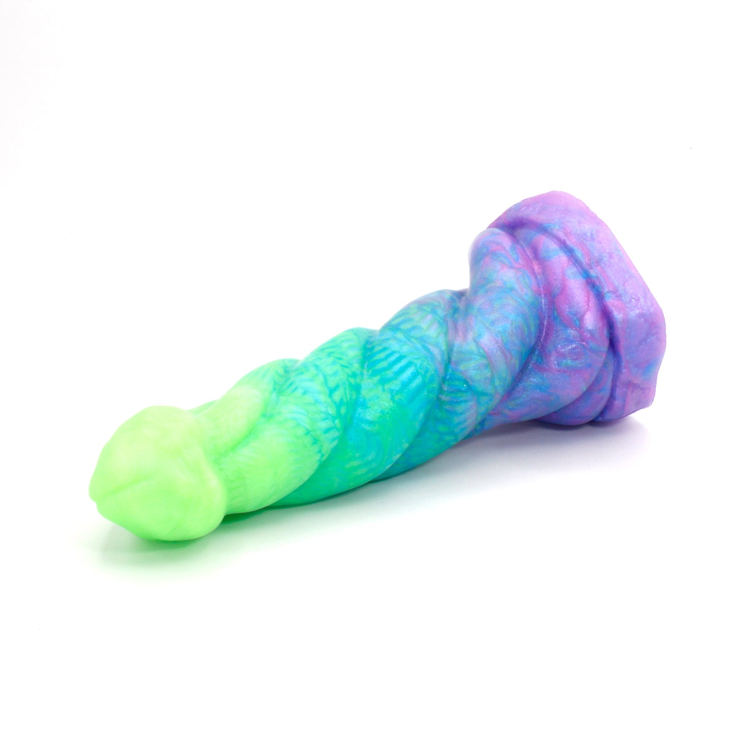 Mind Flayer Medium 00-30 Soft Neon Blur GITD UV Suction Base