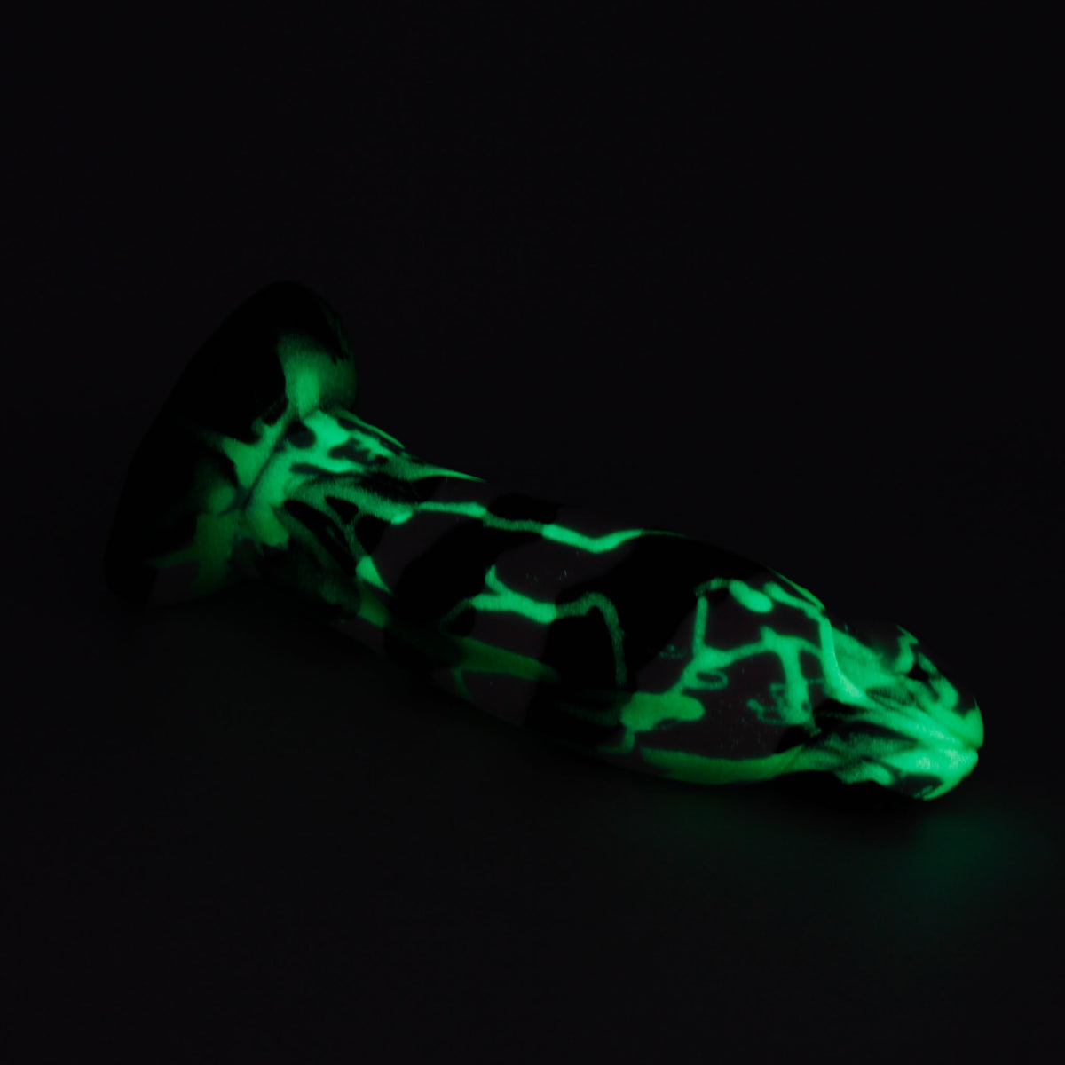 Elven Sorcerer Medium 00-30 Soft Sandworm Swirl GITD Suction Base