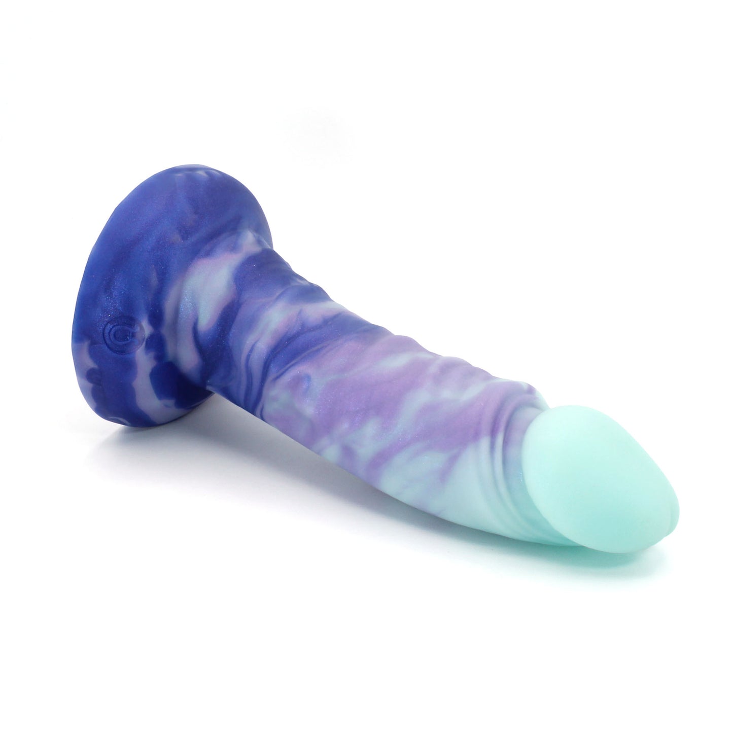 Human Bard Medium 00-30 Soft Tropical Coral GITD Suction Base