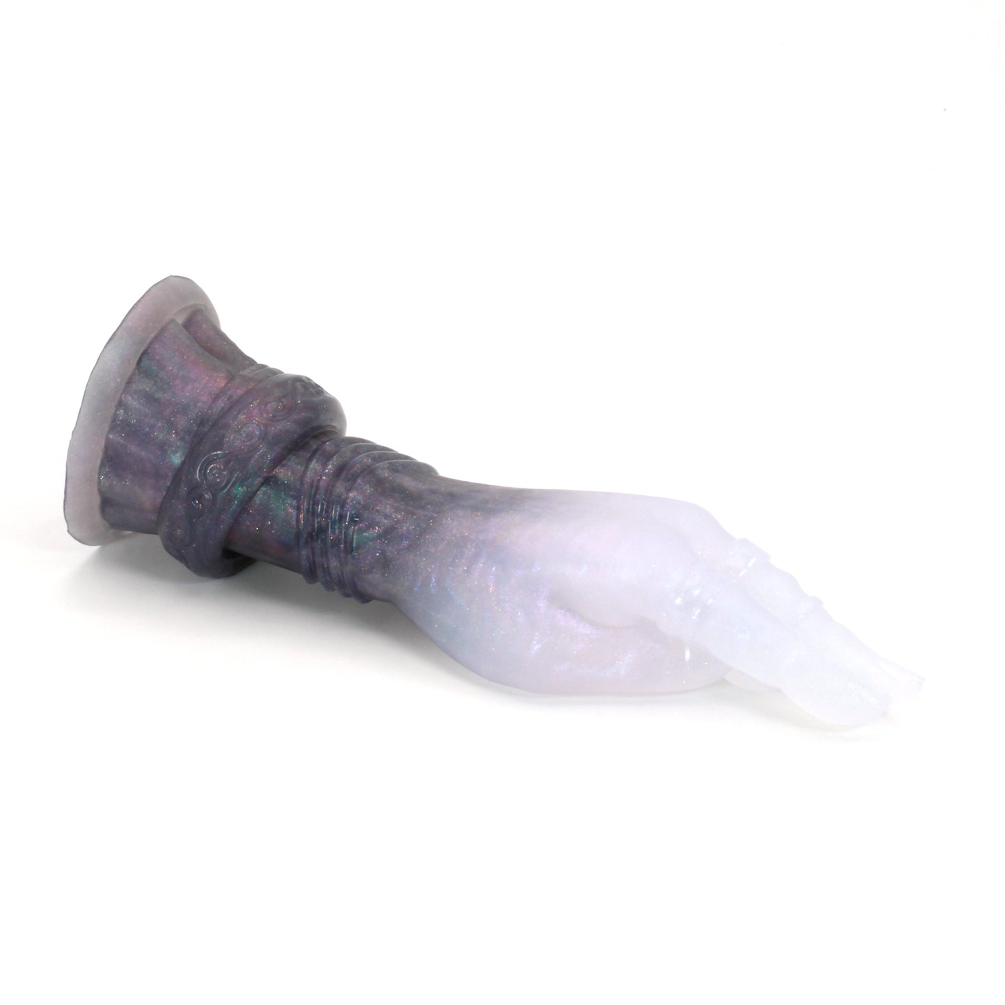 Mage Hand Small 00-31 Soft Near Clear Frosted Crystal CS Suction Base