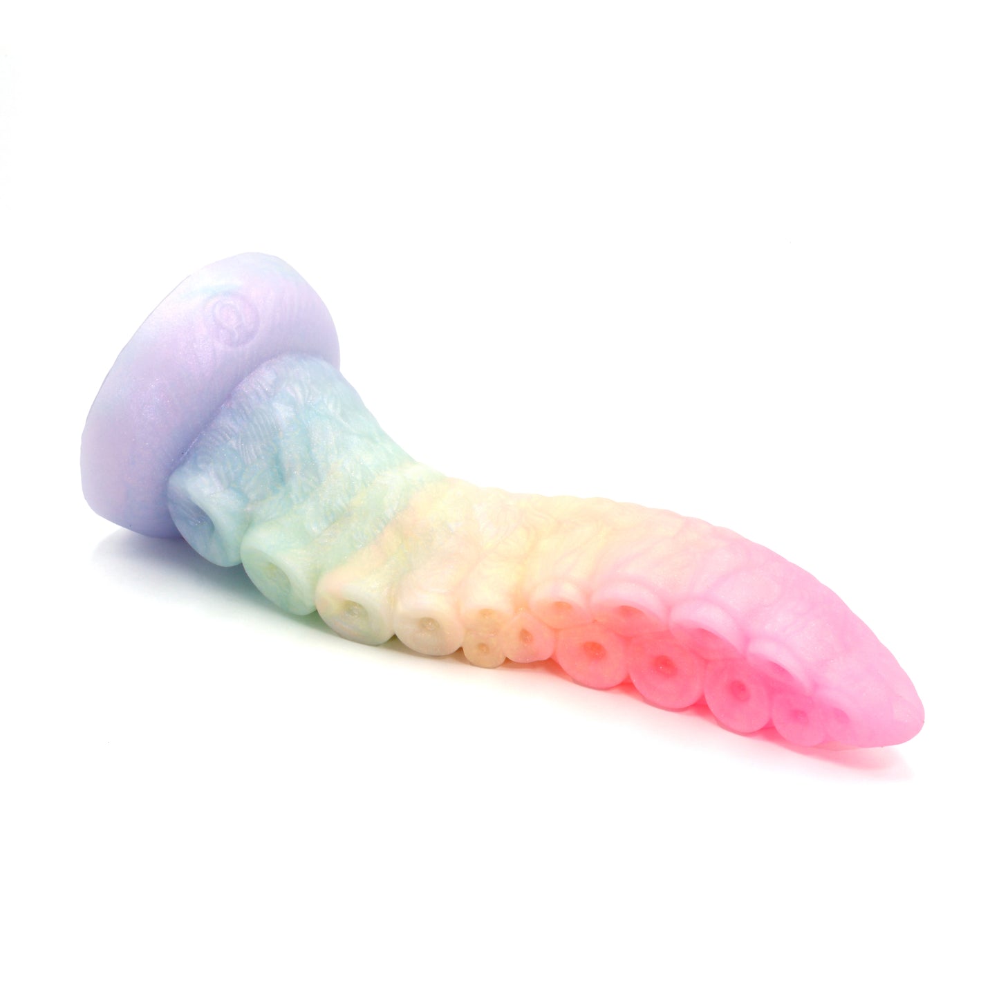 Dark Mantle Tentacle Large 00-30 Soft Crystal Rainbow GITD Suction Base