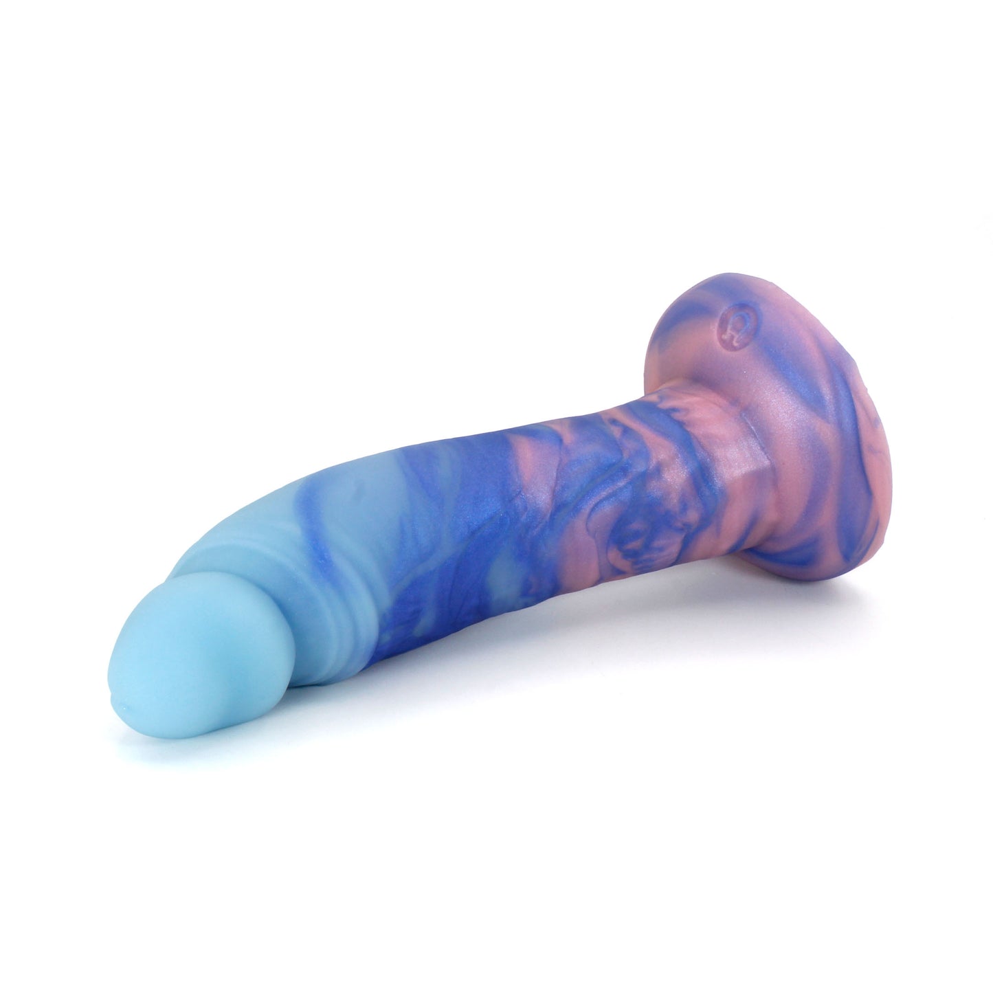 Elven Sorcerer Medium 00-30 Soft Blue Color Spray GITD Suction Base