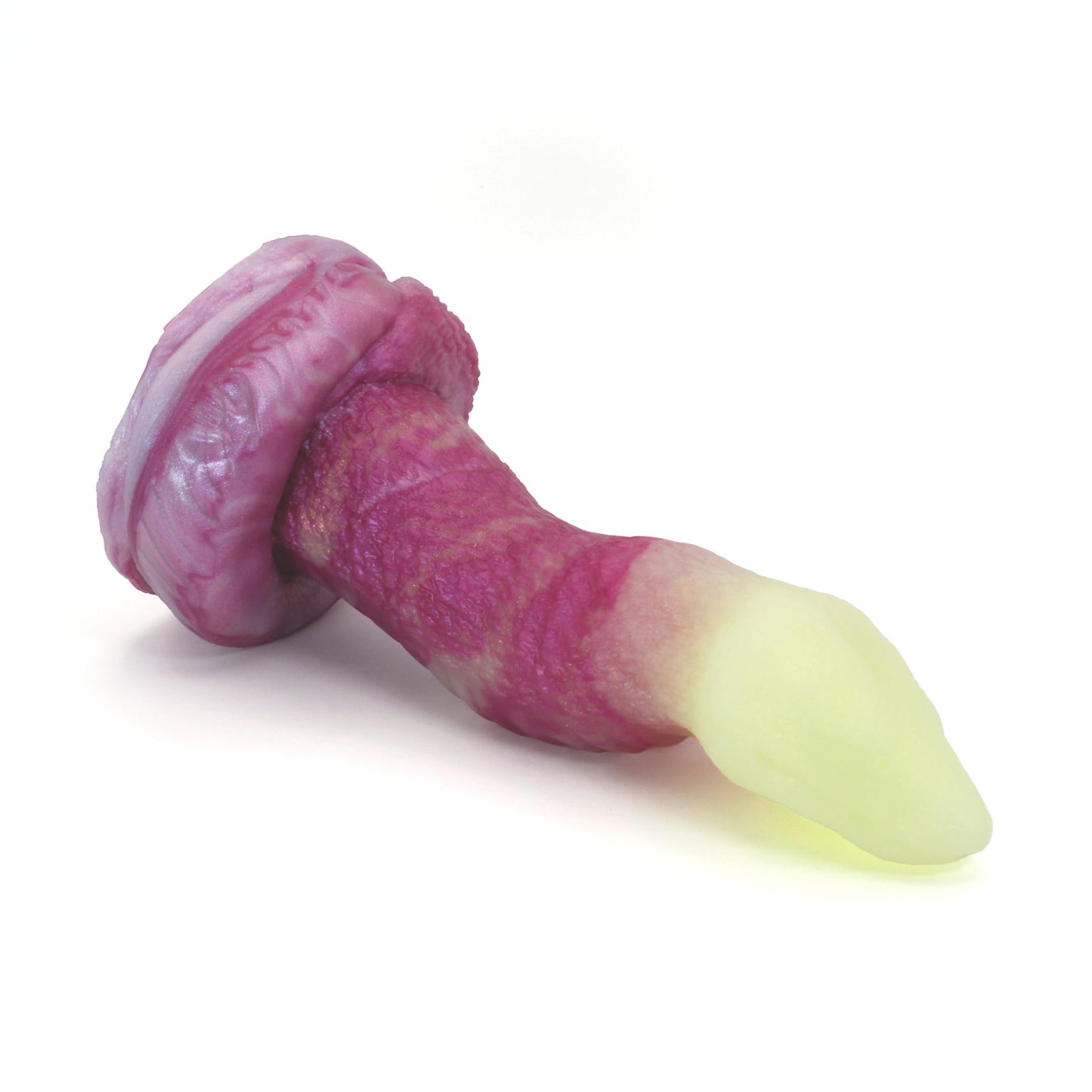 Medusa Medium 00-30 Soft Hibiscus GITD Suction Base