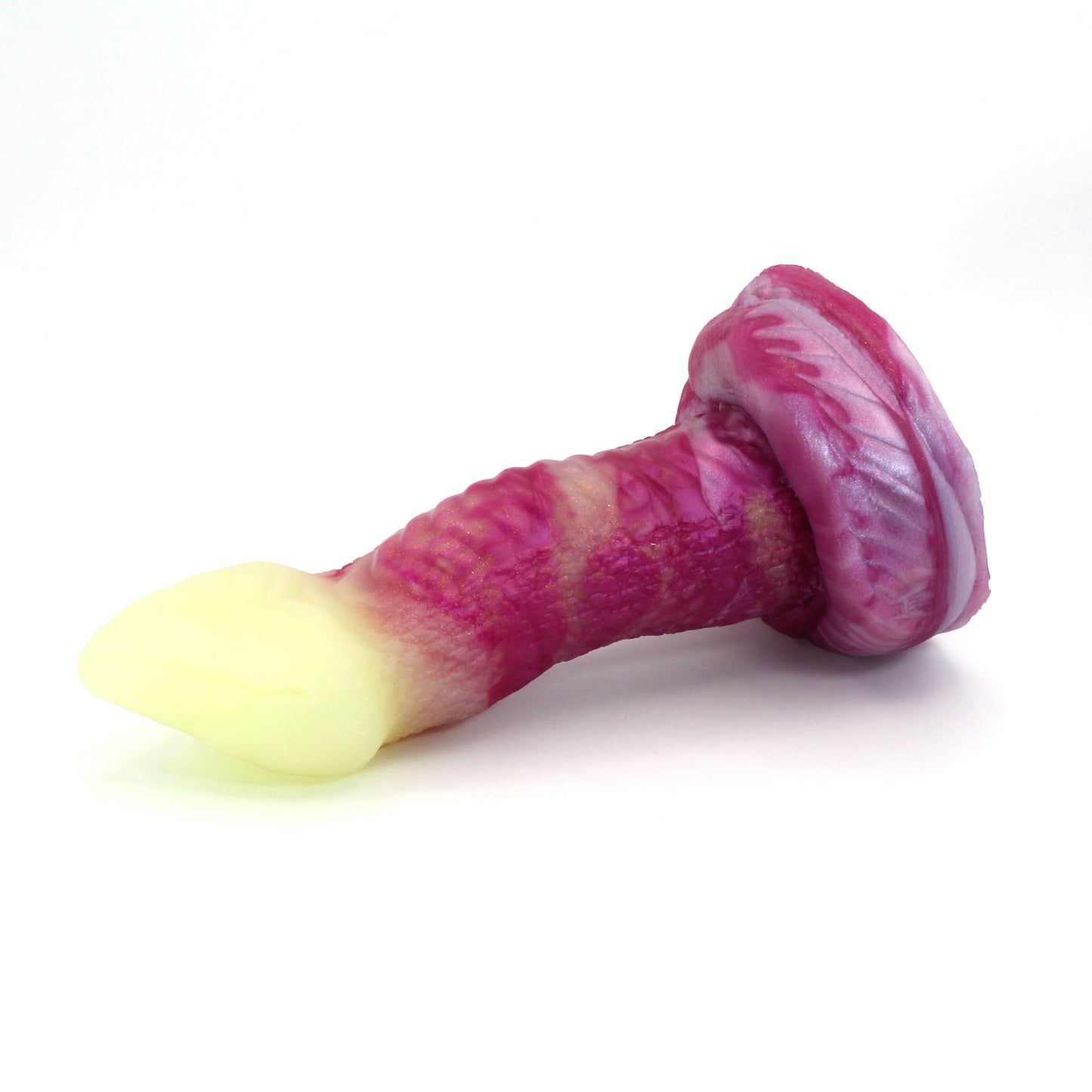 Medusa Medium 00-30 Soft Hibiscus GITD Suction Base