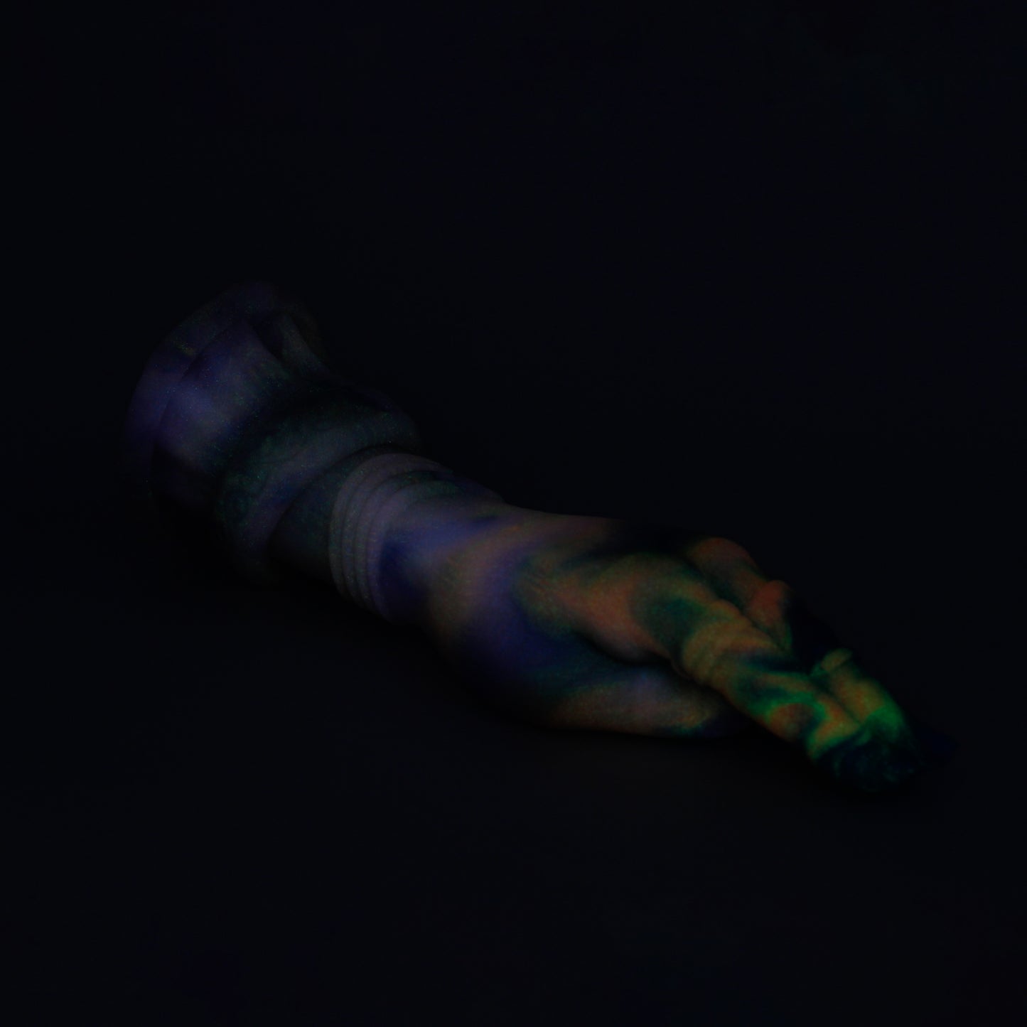 Mage Hand Large 00-30 Soft Misty Haze GITD UV Suction Base