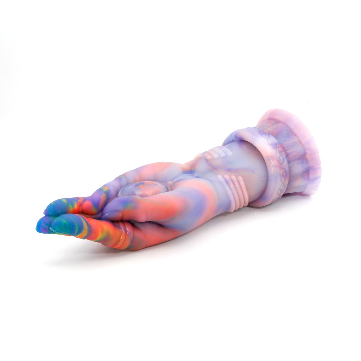 Mage Hand Large 00-30 Soft Misty Haze GITD UV Suction Base