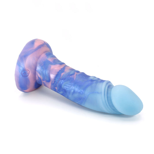 Human Bard Large 00-30 Soft Blue Color Spray GITD Suction Base