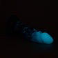 Human Bard Large 00-30 Soft Blue Color Spray GITD Suction Base