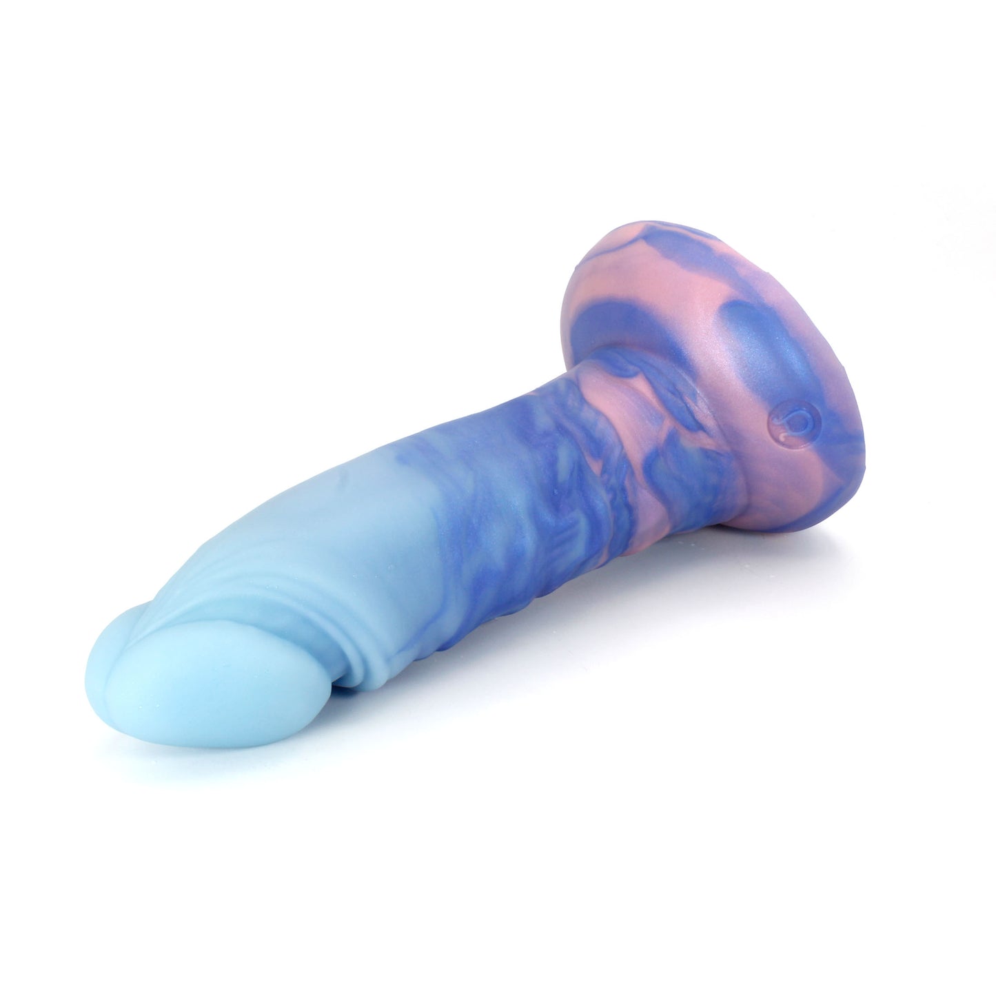 Human Bard Large 00-30 Soft Blue Color Spray GITD Suction Base
