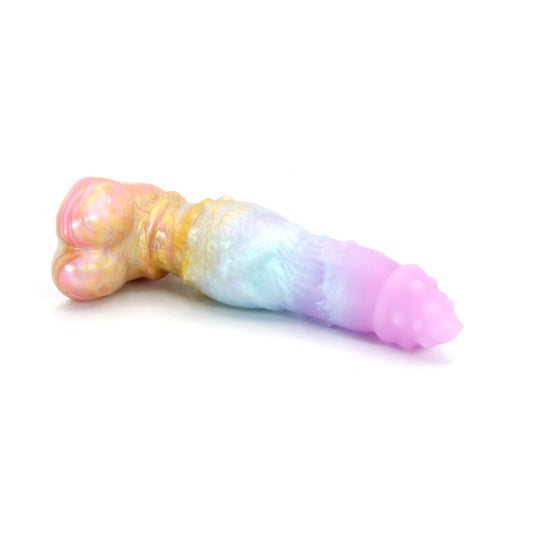 Tabaxi Medium 00-30 Soft Rainbow Clouds GITD