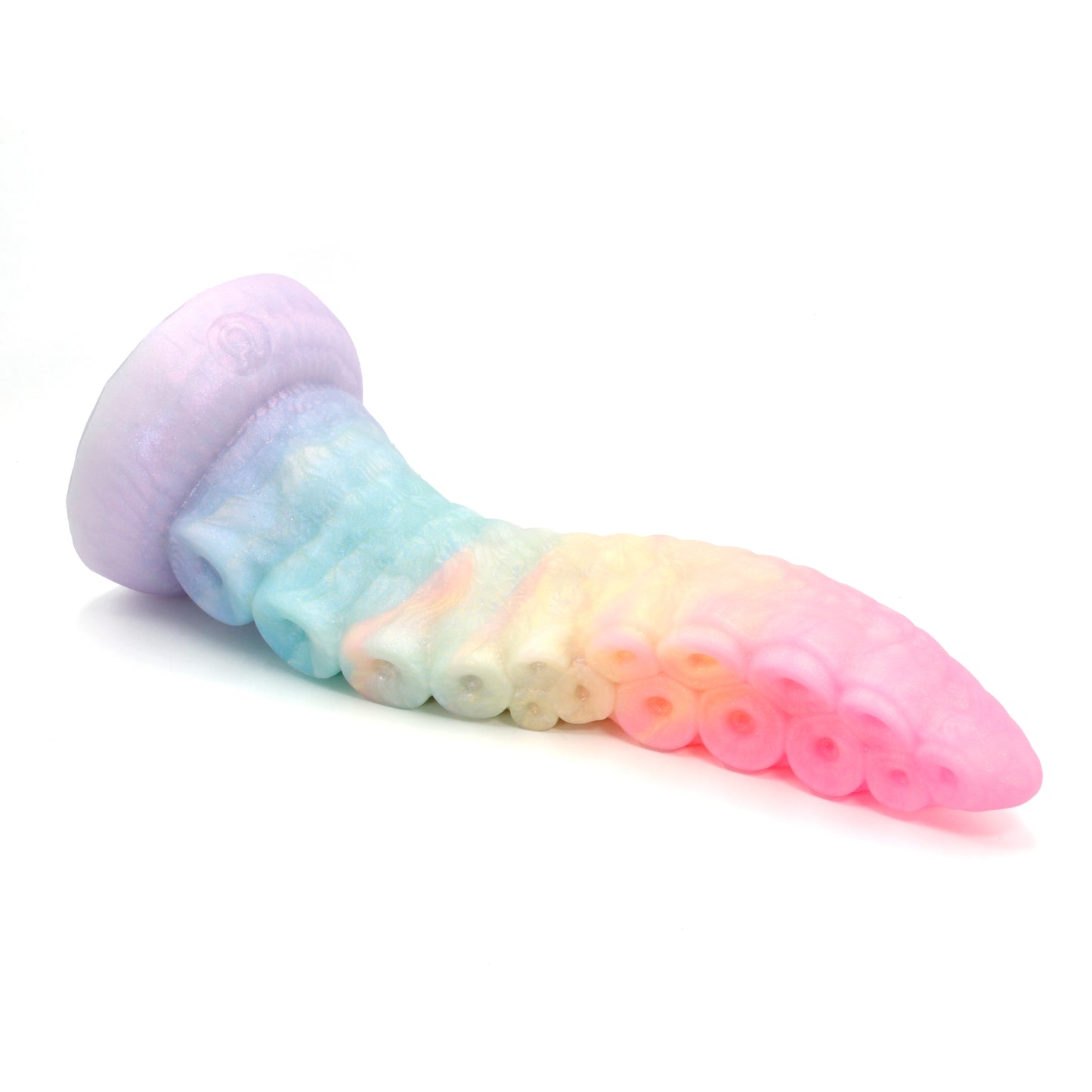 Dark Mantle Tentacle X-Large 00-30 Soft Crystal Rainbow GITD Suction Base