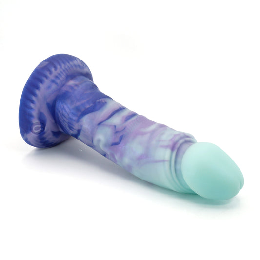 Human Bard Large 00-30 Soft Tropical Coral GITD Suction Base