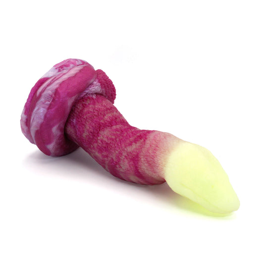 Medusa Large 00-30 Soft Hibiscus GITD Suction Base