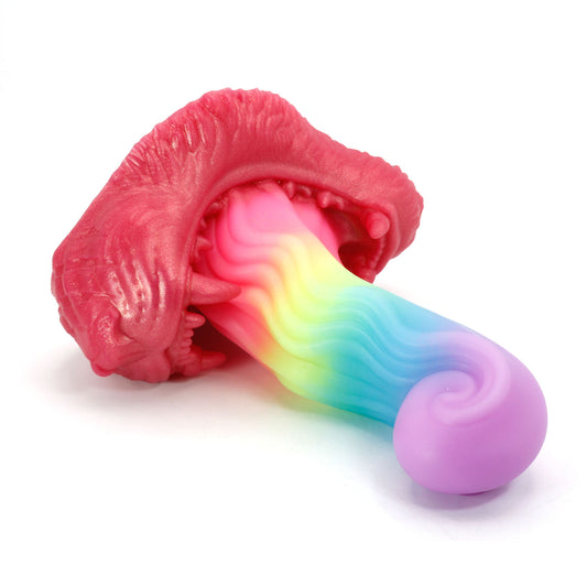 Rakshasa Large 00-30 Soft Reverse Rainbow Glow Fade Split GITD