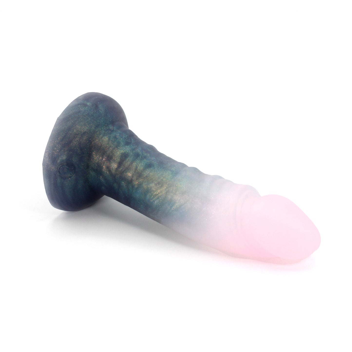 Human Bard Small 00-31 Soft Near Clear Holiday Twinkle GITD CS Suction Base