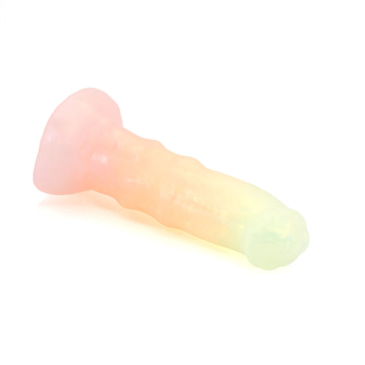 Minotaur Small 00-31 Soft Near Clear Golden Seaglass UV Suction Base