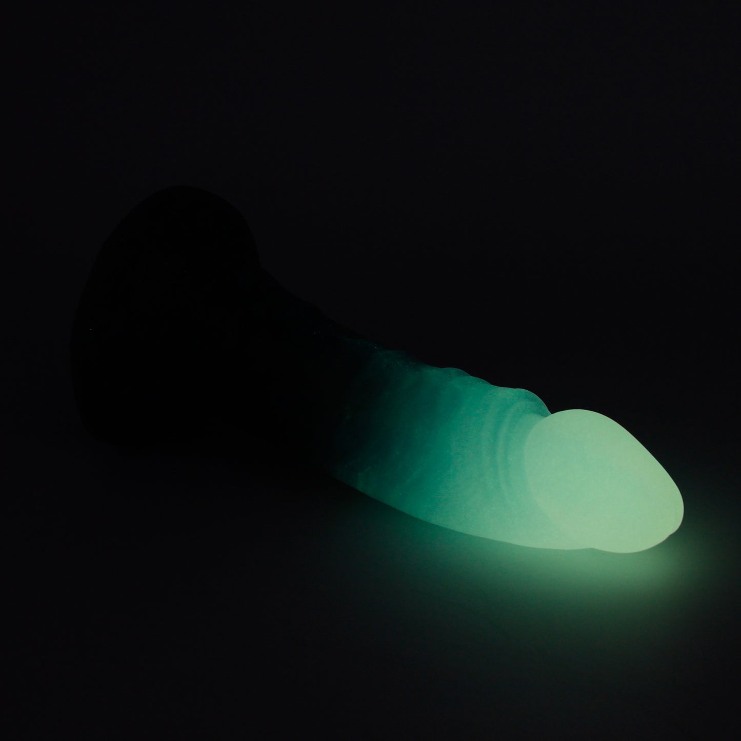 Human Bard Small 00-31 Soft Near Clear Holiday Twinkle GITD CS Suction Base