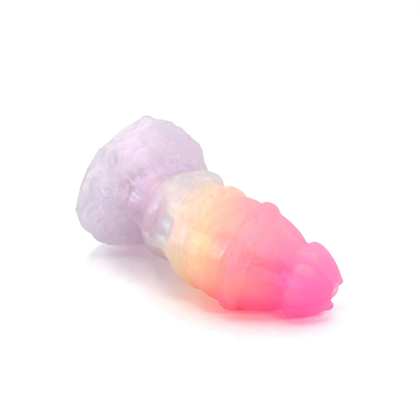 Dryad Small 00-31 Soft Near Clear Rainbow Shimmer UV Suction Base