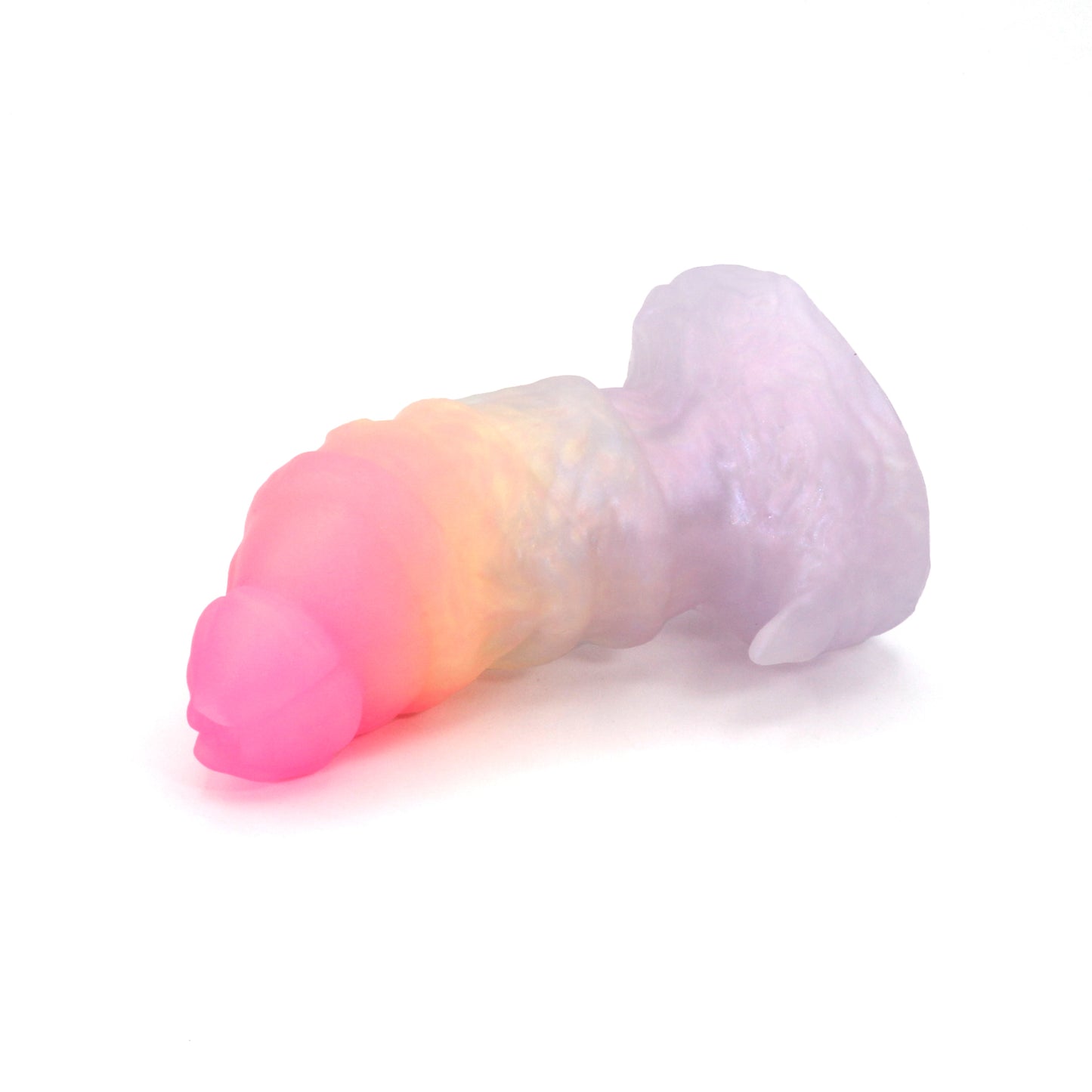 Dryad Small 00-31 Soft Near Clear Rainbow Shimmer UV Suction Base