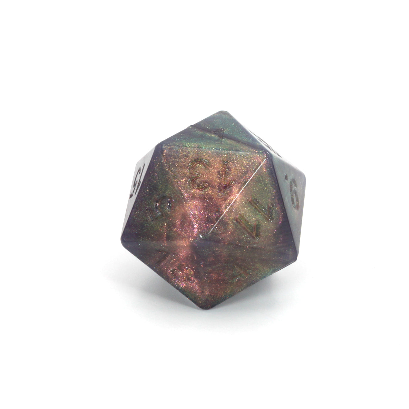 Jumbo Squish Dice 00-31 Soft Near Clear Astral Shimmer CS